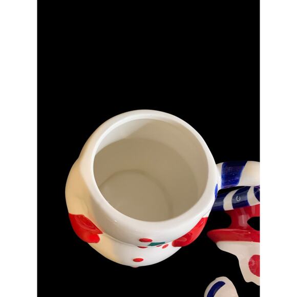 Temp-tations Presentable Ovenware Snowman Mug Lidded Hot Chocolate - Picture 6 of 8